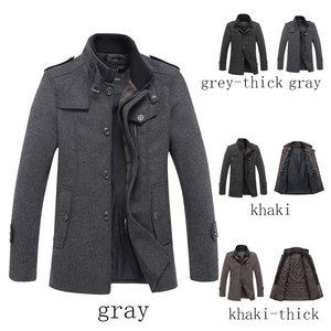 mens military peacoat