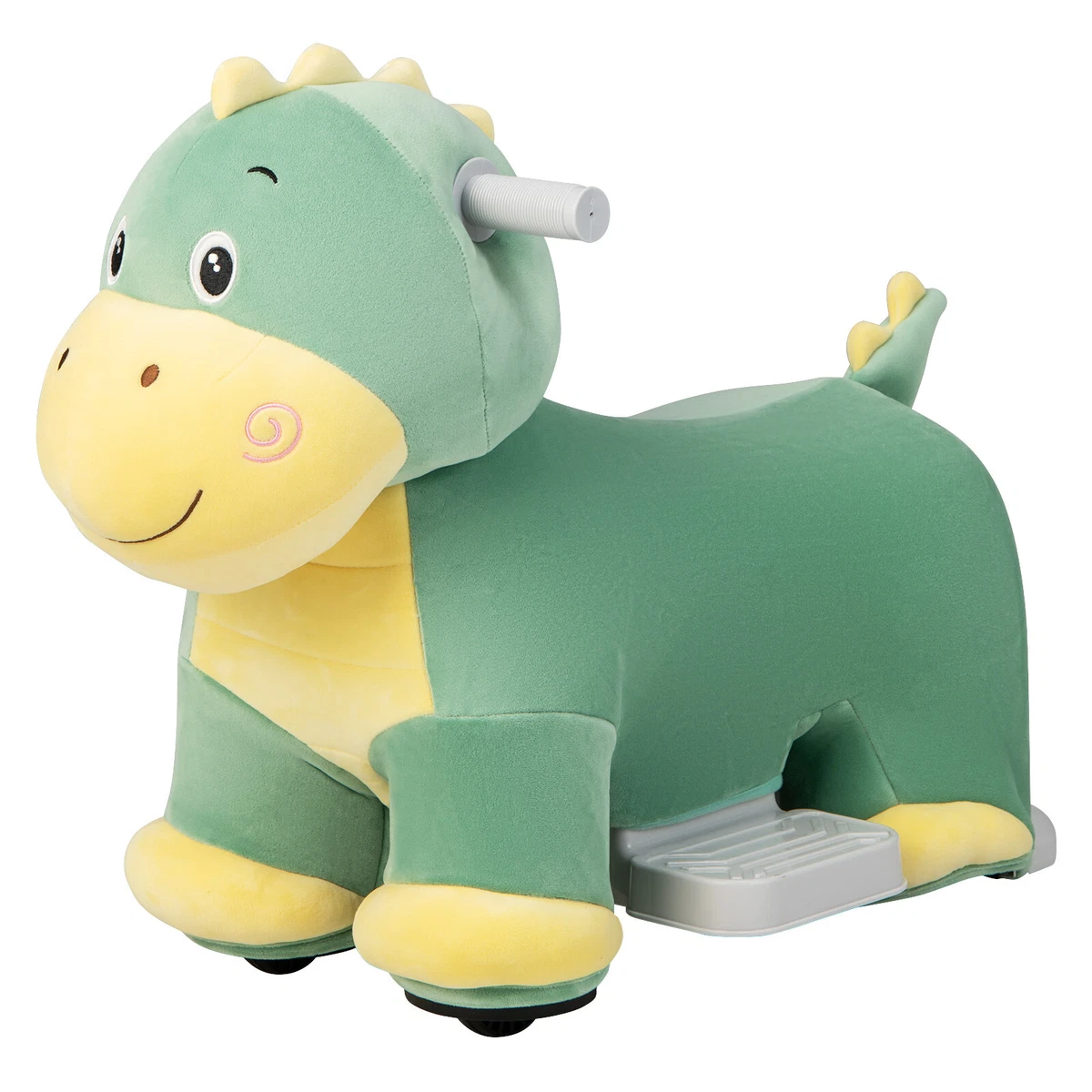Electric Animal Ride On Toy Kids 6V Battery Plush Ride On Toy with Music