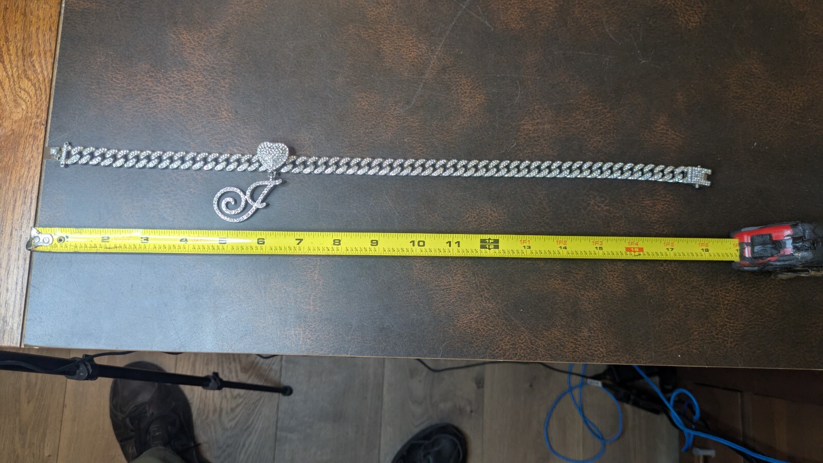 Krfy Cursive Silver Plated Initial Pendant Neckla… - image 2