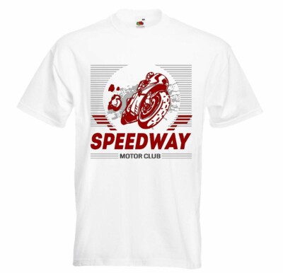 T-Shirt SPEEDWAY MOTOR CLUB RACE RACING FORMEL MOTOR TEAM SPEED SPEEDWAY CLASSIC