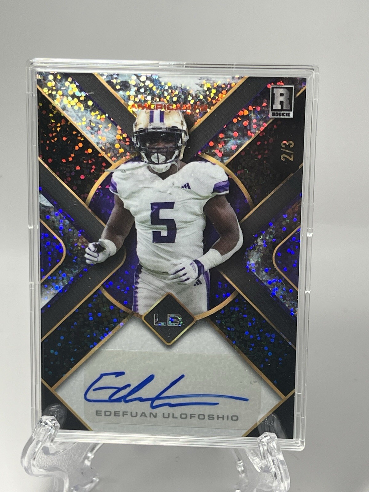 Edefuan Ulofoshio Wild Card Auto Mania American Football Hobby Autographs #EU Base