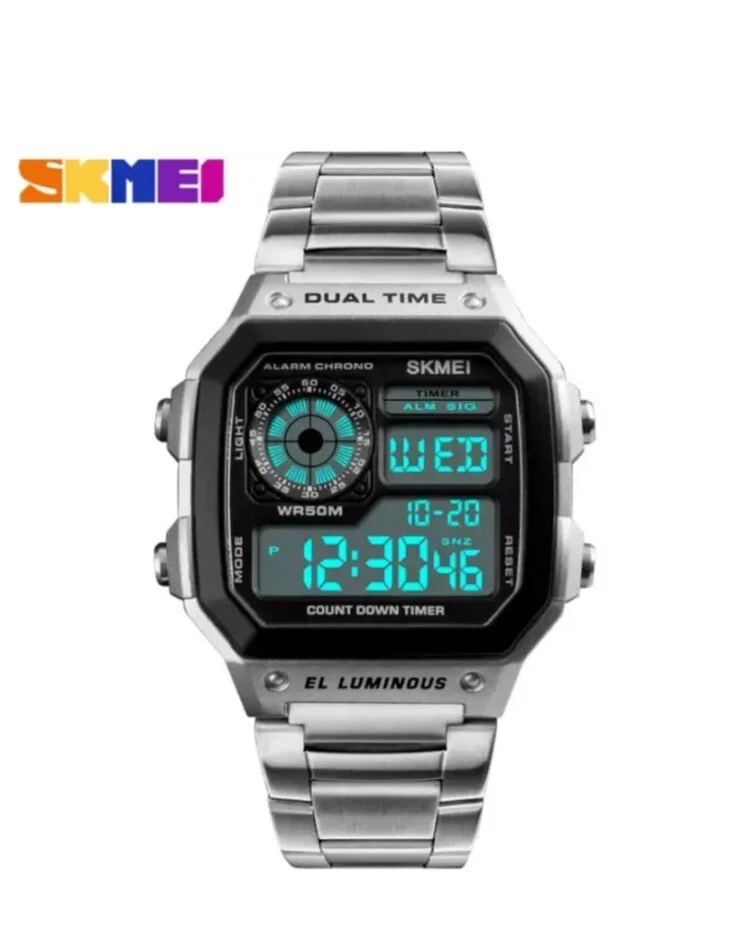 Skmei dual time el luminous clearance