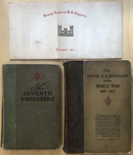 Fifth U.S. Division in World War 1917-19 Red Diamond (Meuse) + related WWI books