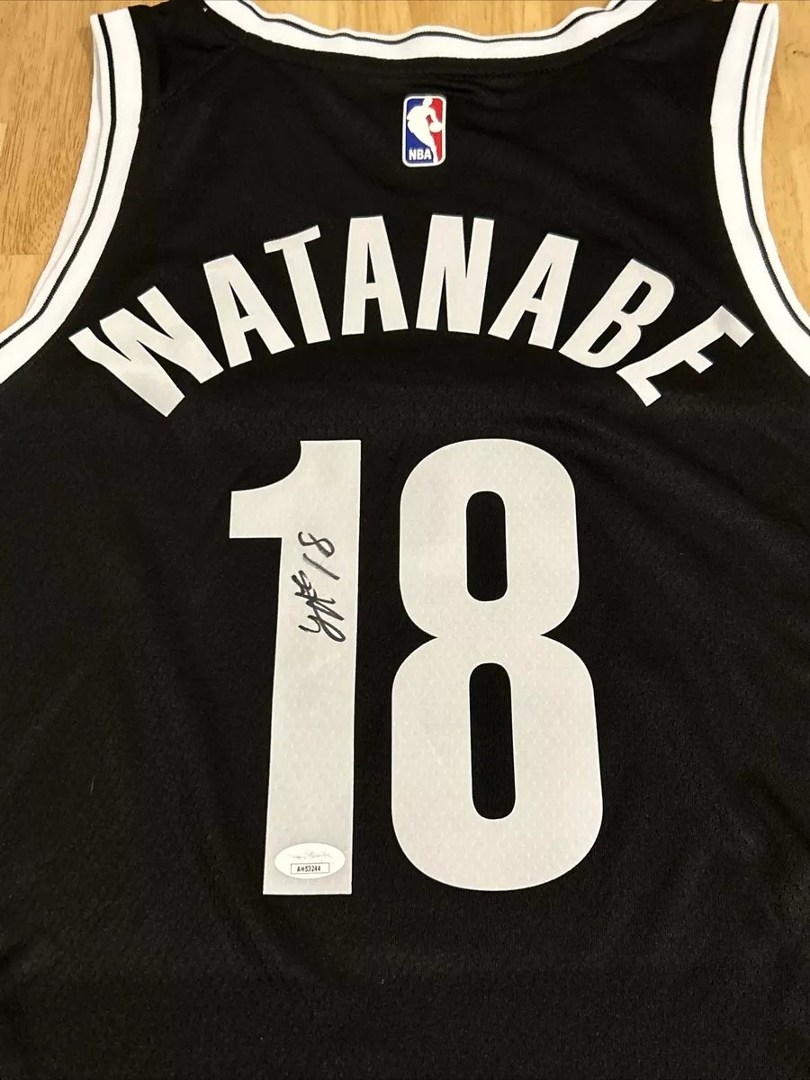 Yuta Watanabe Brooklyn Nets Autographed Jersey JSA Certified