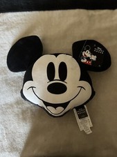 Disney Mickey Mouse Head Plush Pillow Face Stuffed Toy