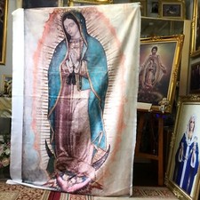Our Lady of Guadalupe real size Tilma Fabric Print Mary Relic Lent Easter