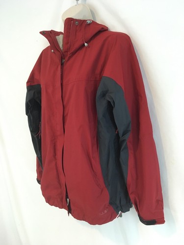 LL Bean Womens M Red Unlined 