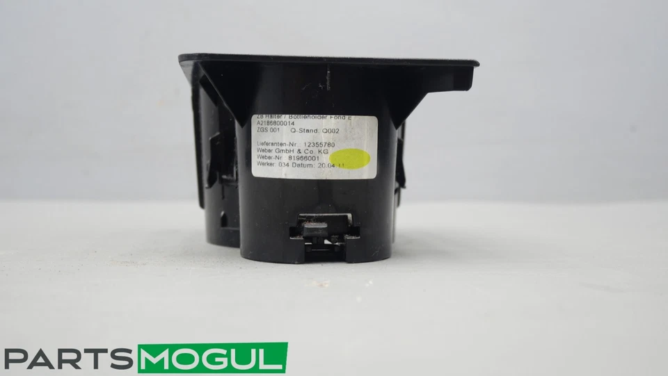 Mercedes-Benz W218 CLS63 CLS550 2012-2018 portavasos trasero consola de ajuste OEM Foto 3 de 4