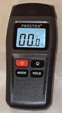 Proster  Wood  Digital Moisture Meter  w/Backlight  4 Calibration Scales  BNIB 