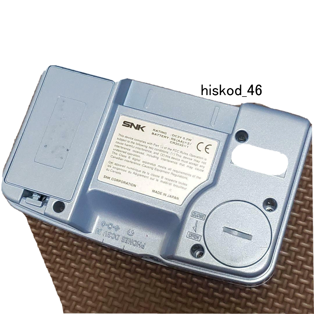 SNK Neo Geo Pocket Color Pearl Blue Handheld System Game console