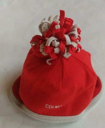 berretto colmar pile rosso pon pon junior bambino bambina | eBay