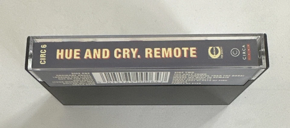 Hue and Cry* - Remote Cassette Tape Pop 80s EX / M Condition - Image 4 of 4