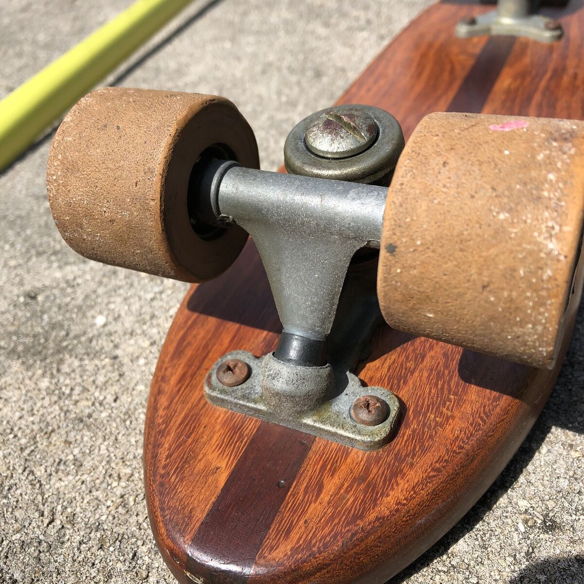 Vintage 1970s Skateboard Super Clay Wheels Side Walk Surfer 60s