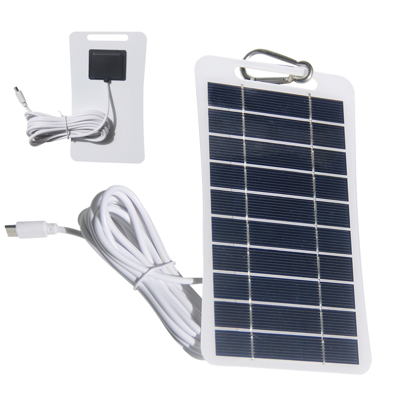 Solar Ring Doorbell Charger 2W 5V Phone Radio 360 Power Panel-image