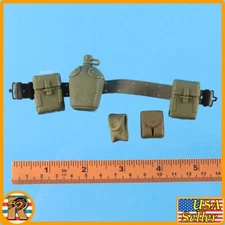 Nam Misc Gear - Plastic Belt & Pouch Set - 1/6 Scale for Action Figures {77}