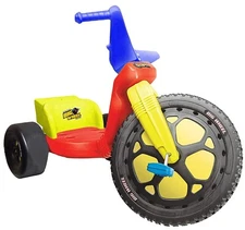 The Original Big Wheel 16" Racer w/ Yellow Saddle Back Seat & Blue Handlebars