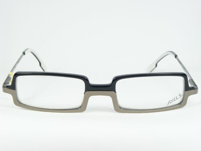 AXEL S. AX581 99 BLACK /SILVER-GREY EYEGLASSES GLASSES FRAME  display picture 2