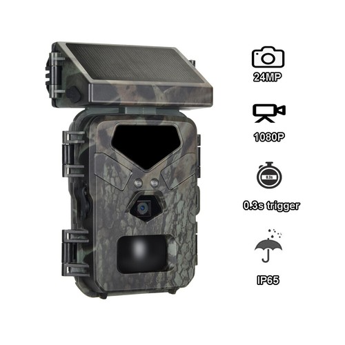 Outdoor Waterproof Hunting Trail Camera Solar Panel Power Wildlife Monitoring - Picture 3 of 10