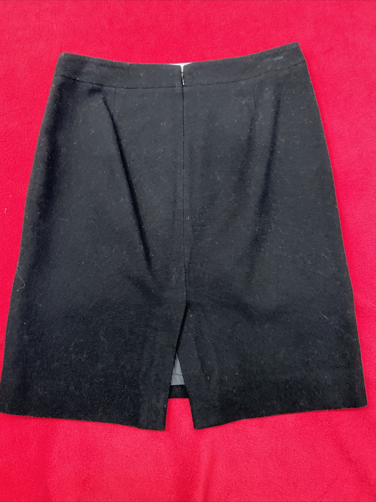 BLACK BASIC Jcrew Black Wool knee length Pencil S… - image 3