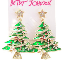 2 BETSEY JOHNSON DECORATED CHRISTMAS TREE w/ ...
