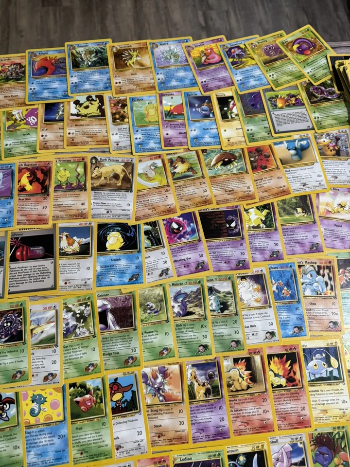 Vintage Pokemon Card Binder WOTC Neo Gym Base 19999-2002 Lot Of 100!! Random - Image 4 of 4