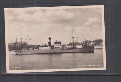 SWEDEN '' SS SKULD '' SVEA LINE, c1950 ppc., unused.