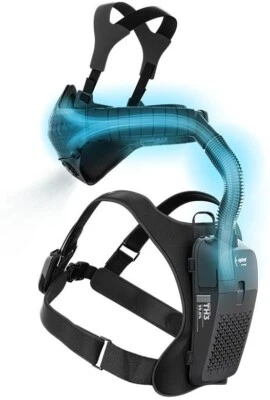 Optrel™ Swiss Air sistema di protezione respiratoria batteria elettrica filtro odori luce saldatura TIG