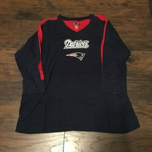 New England Patriots Nfl Team Apparel Long Sleeve Shirt Size Womens Large Ebay