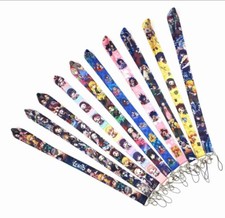 Demon Slayer Lanyards Neck strap/Keychain /ID Badge /Phone Holder 10 Styles