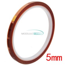 5mm 100ft BGA High Temperature Heat Resistant Polyimide Tape Gold