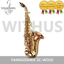 YANAGISAWA SC-WO20 Curved Soprano Saxophone Bronze Body High F Made in Japan