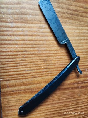 Antikes französisches Rasiermesser um 1890 Fontenille 134 Medaille Kunst - Friseurkerbe Klinge