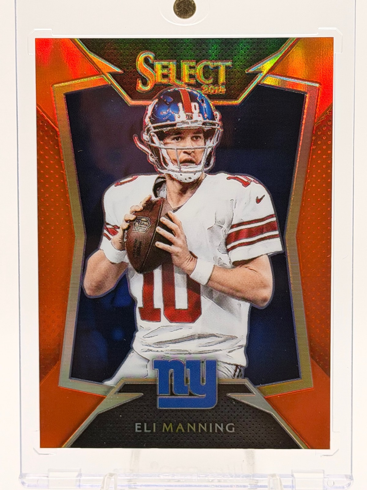 2014 Panini Select #89 Eli Manning Orange Prizm /75