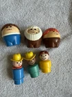 Fisher-Price Little People Figures Lot Cowboy Girl Boy Sheep Vintage Assorted