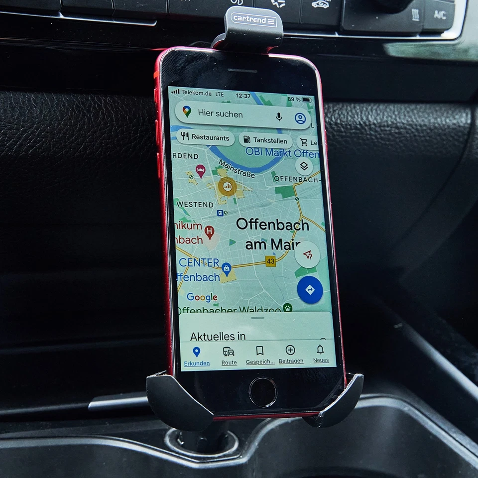 Handy-Halterung Halter Kfz Ladegerät Auto für iPhone 13 12 mini SE 2020 SE 2022 - Bild 4 von 4