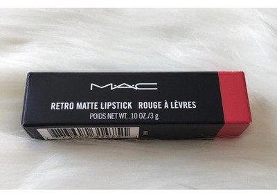 MAC Retro Matte Lipstick ~ 706 RELENTLESSLY RED ~ 0.1oz/3g Full Size NIB