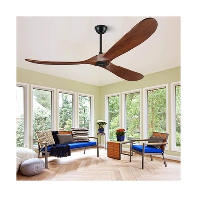 60 inch Ceiling Fan Without Light, Ceiling Fan No Light with Remote Control a...