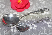 Sahnelöffel + Zuckerlöffel ANTIKO Silber 100 Hildesheimer Rose Vintage