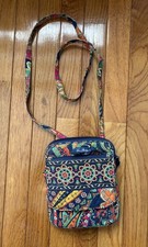 Vera Bradley Venetian Paisley Mini Hipster Cross Body Shoulder Purse