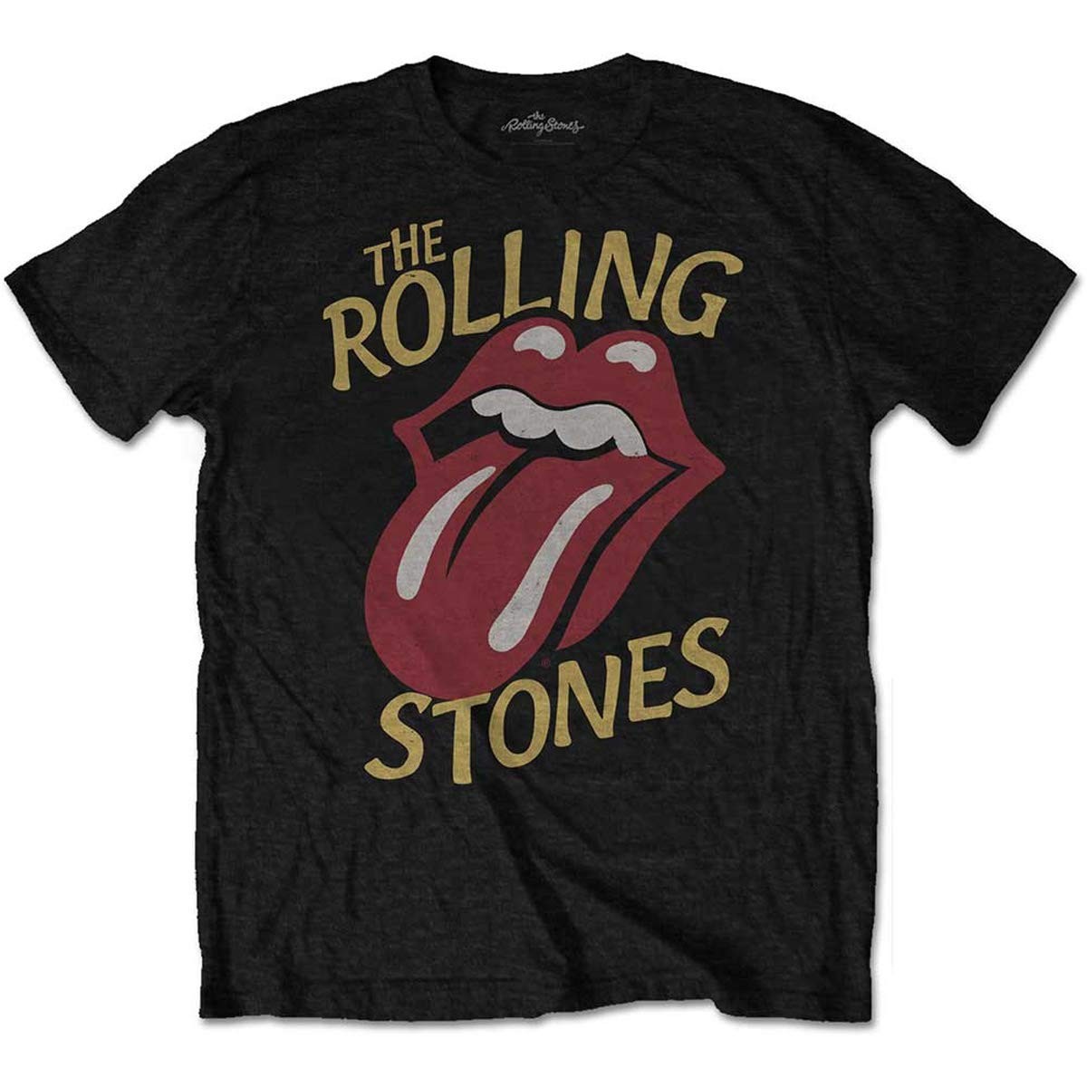 Мужская футболка с винтажным шрифтом Rolling Stones XL Black Черный Черный 4690₽