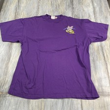 Vintage Dopey Shirt Disney Designs T-Shirt Purple Men  s L/XL Snow White Dwarves