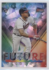 2021 Bowman's Best Bowman Future Vibrance Atomic Refractor Cristian Pache 1b3