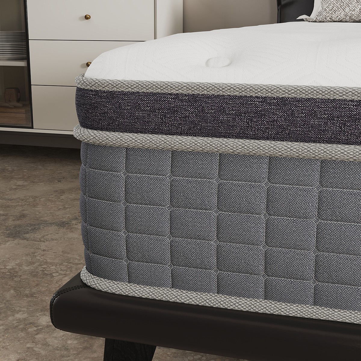 12/14 Inch Mattress Hybrid Memory Foam Bed in A Box,Twin Full