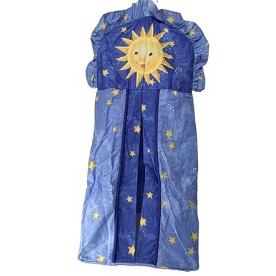 Vtg Kidsline Celestial Sun Hanging Diaper Stacker Holder 90s Decor Stars Blue US