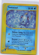 Tentacool 113 Aquapolis Pokemon Reverse Holo Lightly Played on eBay