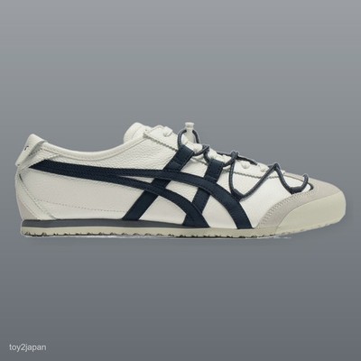 Onitsuka Tiger MEXICO 66 VINY 1183C577-100 Off-white Iron Navy Men's Size New