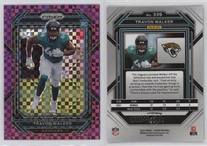 2022 Panini Prizm Rookies Purple Power Prizm /49 Travon Walker #339 Rookie RC