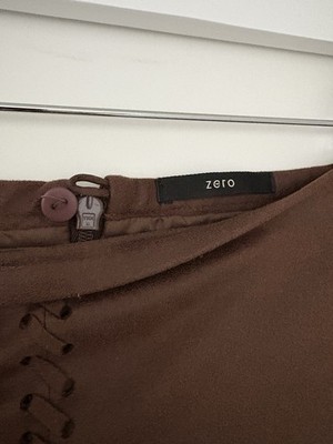 Zero Rock, Dunkelbraun, Wildleder, Polyester, Gr. 38, Wie Neu