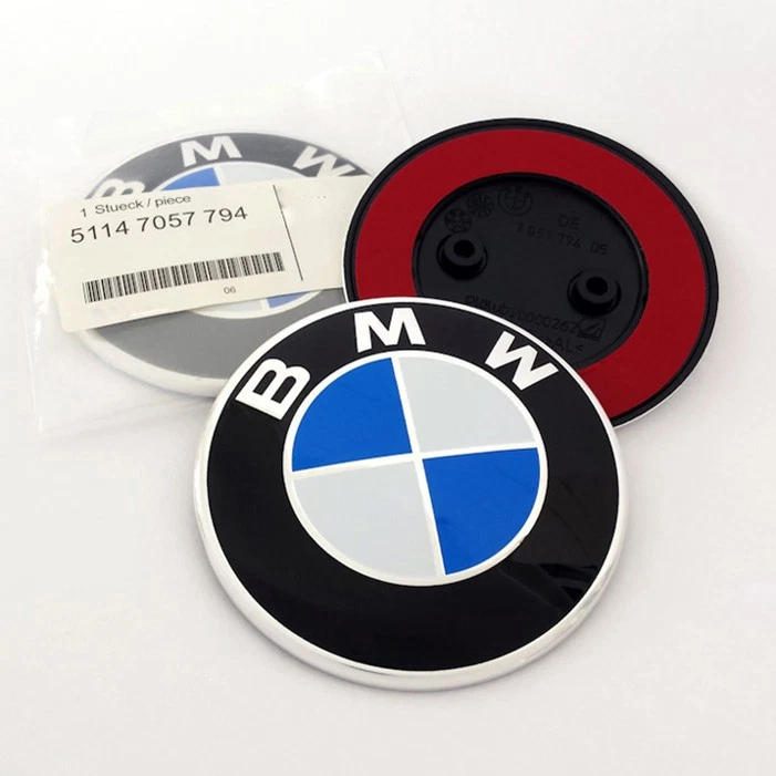 Emblema compatibile con bagagliaio cofano BMW 82mm 51147057794 F10 E87 F11