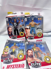 *LOT OF 4*WWE Elite Collection  Mattel Series 88-Rey, John,Roman, Drew*New